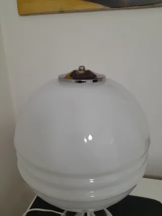 Lampada vintage vetro e metallo