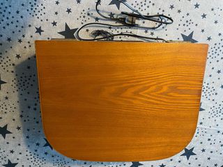 Giradischi portatile retro Roadstar in legno