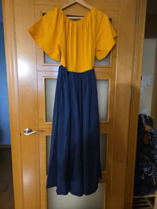 Vestido Aldeana Disfraz medieval Mesorena. Talla S