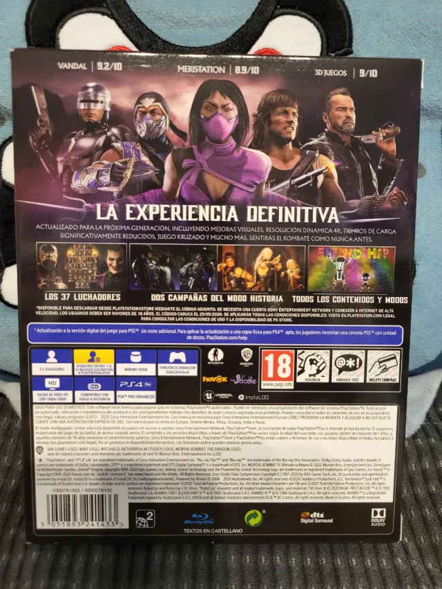 CAJA Mortal Kombat 11 Ultimate Limited Edition PS4