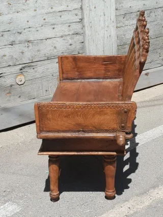 Panca antica in legno massello indonesia