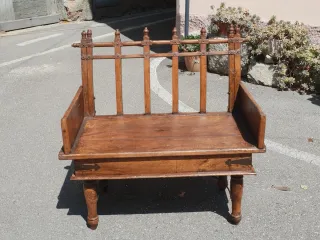 Panca antica in legno massello indonesia