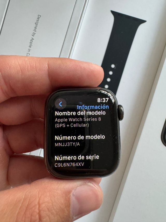 Apple Watch 8 41mm Acero Inoxidable 100%