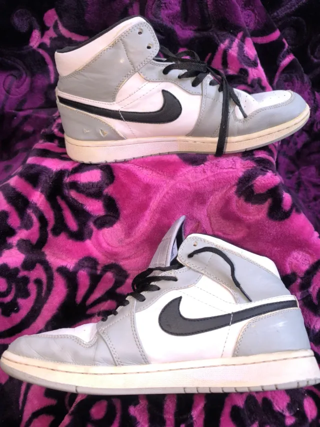 Nike Air Jordan tricolor Negro/Gris/Blanco T43