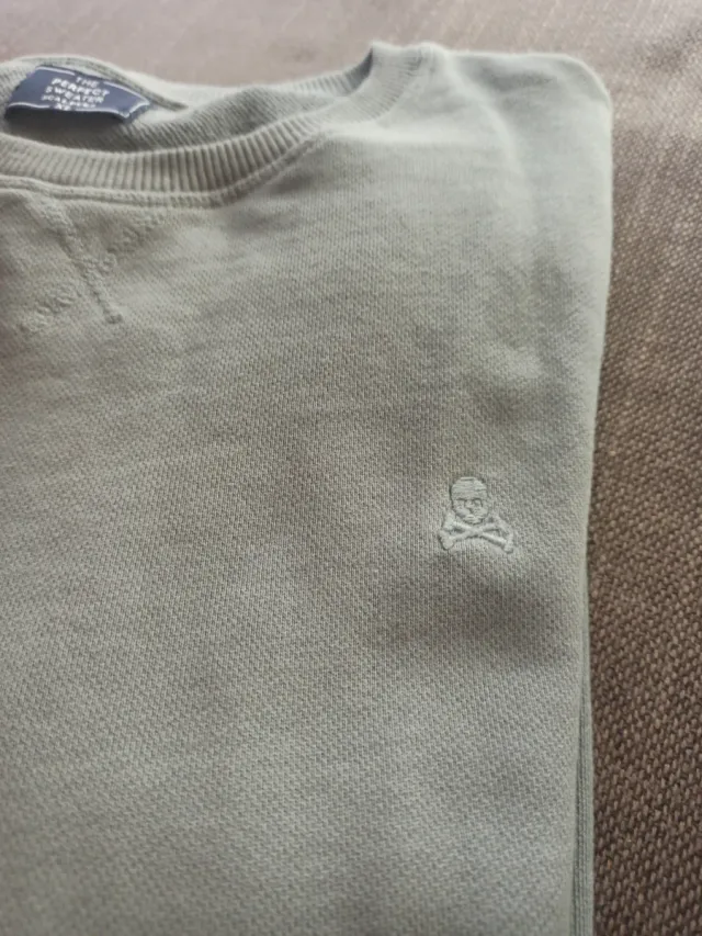 Sudadera Scalpers Verde Oliva Talla XL