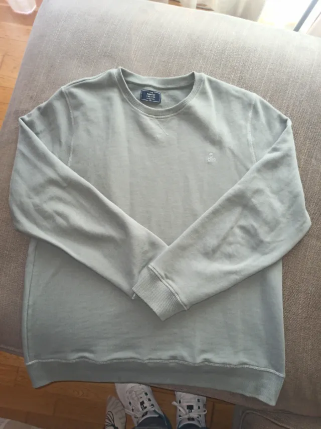 Sudadera Scalpers Verde Oliva Talla XL