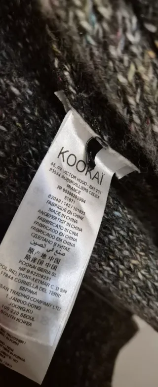 Chaquetita Kookai punto cremallera S