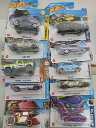 Hot Wheels 5 autos colección
