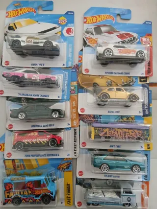 Hot Wheels 5 autos colección