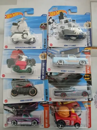 Hot Wheels 5 autos colección