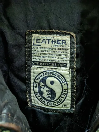 Giubbotto uomo vera pelle marrone M