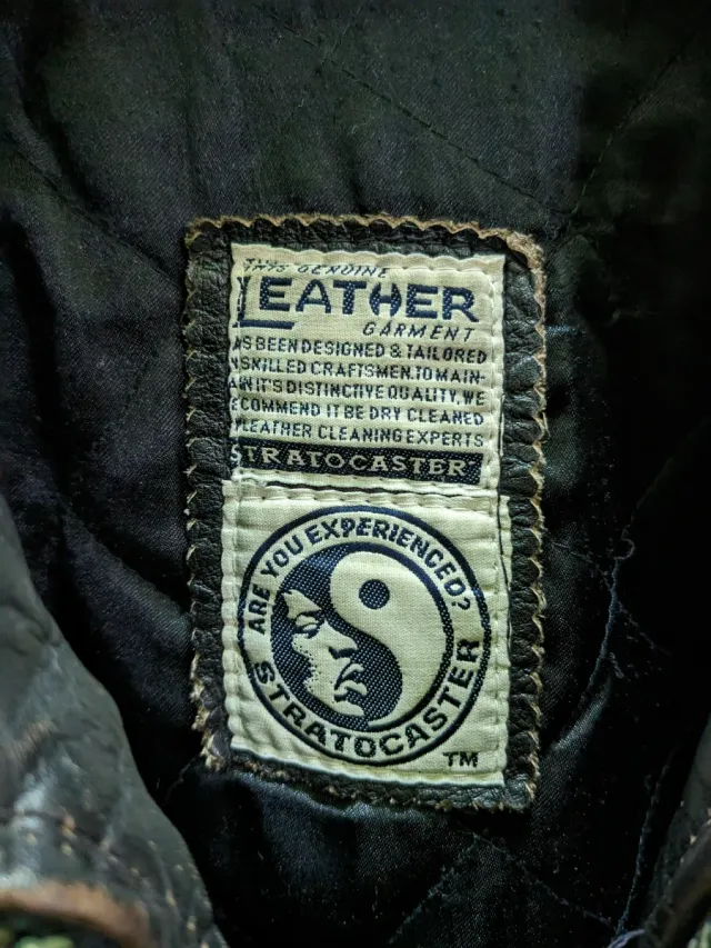 Giubbotto uomo vera pelle marrone M