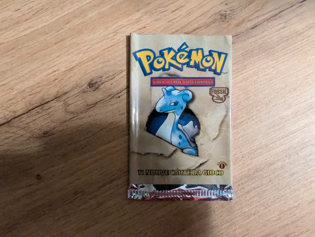 Carte Pokemon buste pack set Fossil Zapdos 1 ED