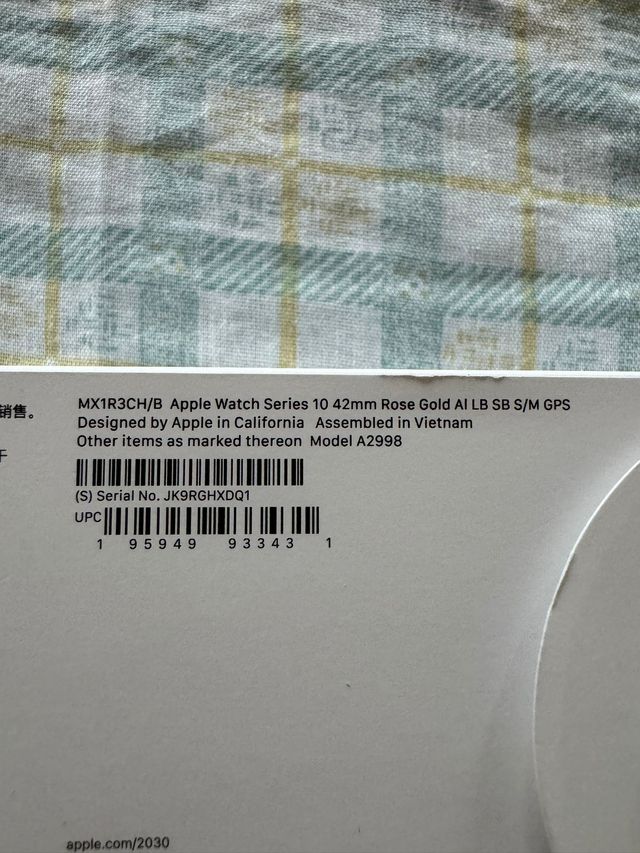 Apple Watch 10 42mm Nuevo a estrenar