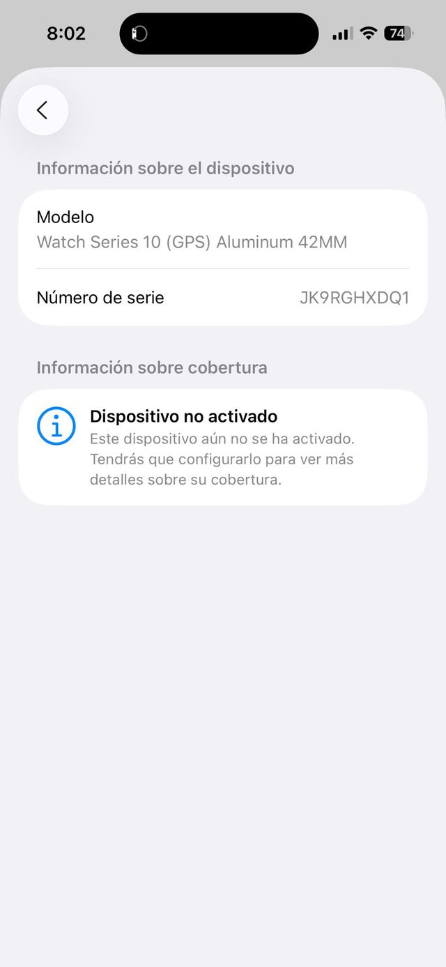 Apple Watch 10 42mm Nuevo a estrenar