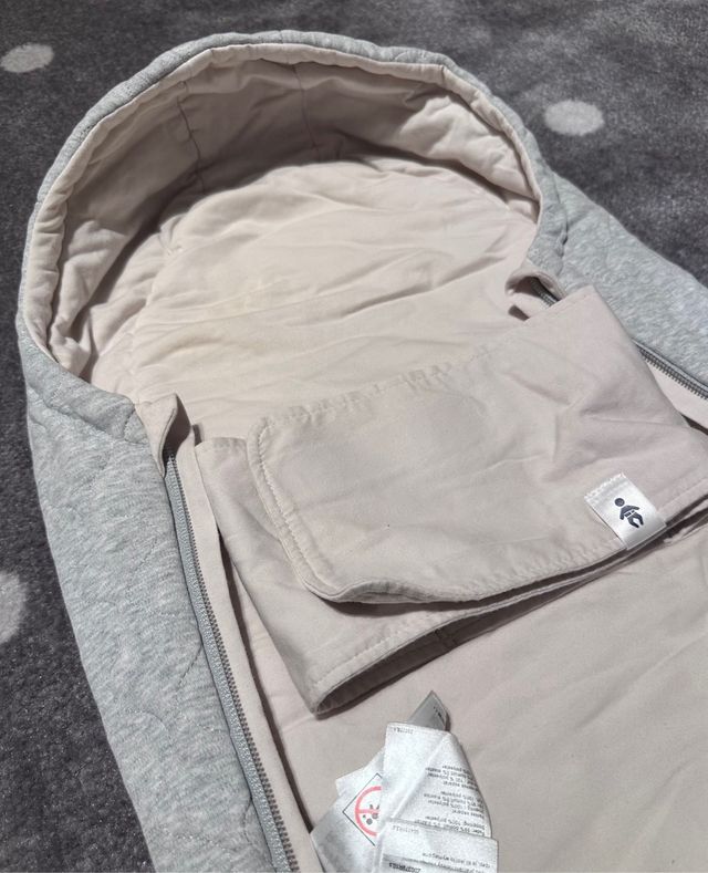 Saco Bugaboo Bebé Capazo Gris