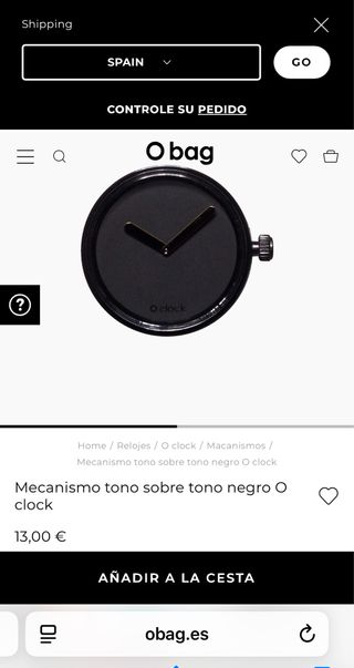 Oclock Reloj Mujer Rosa y Marrón