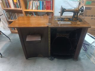 Máquina de coser Singer antigua 1897