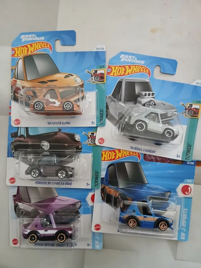 Hot Wheels Fast & Furious Tooned 5 autos
