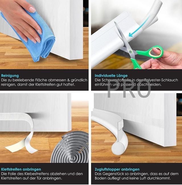 Juego de 3 burletes para puerta - Kesser