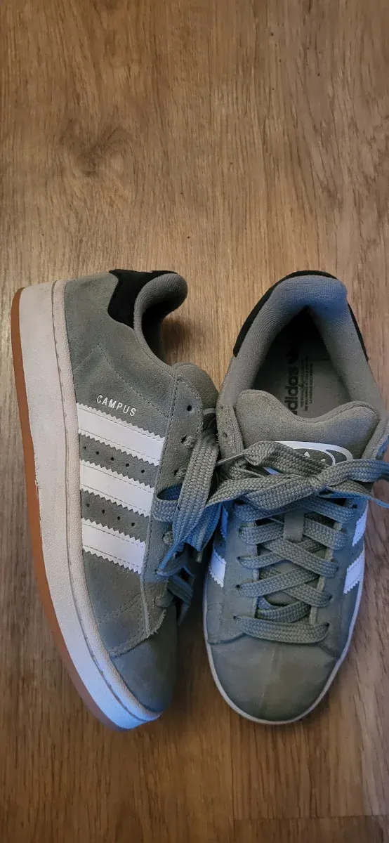 Adidas Campus Gris/Blanco