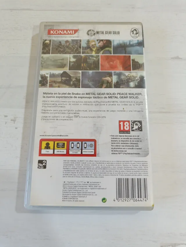 Metal Gear Solid Peace Walker PSP