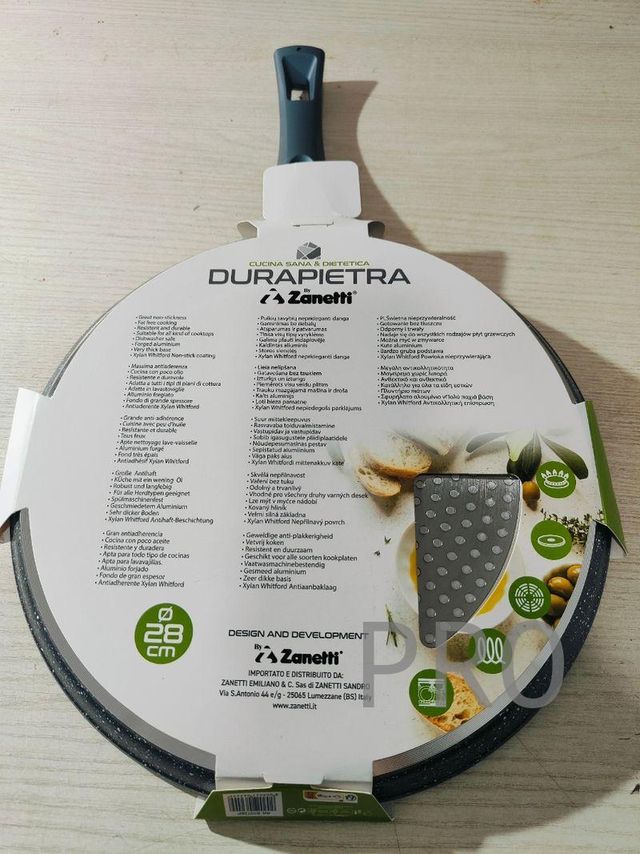 Crepera de aluminio de 28 cm - Zanetti
