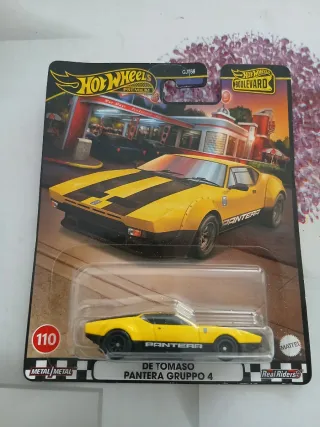 Hot Wheels De Tomaso Pantera Gruppo 4 Amarillo