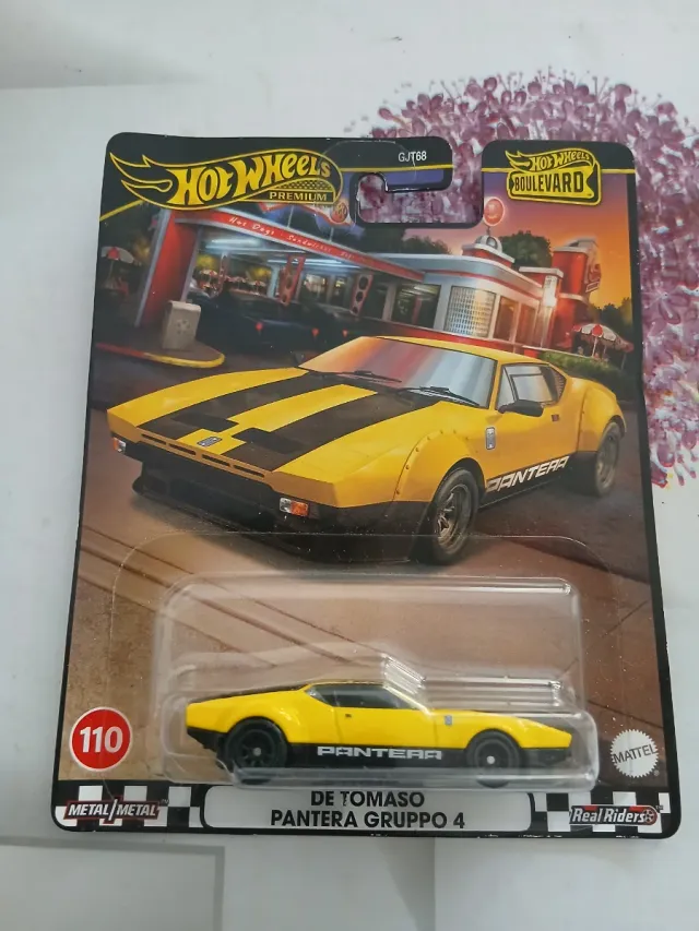 Hot Wheels De Tomaso Pantera Gruppo 4 Amarillo