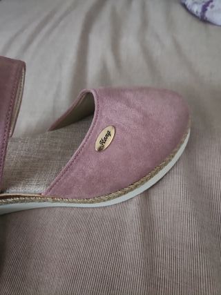 Sandalias rosas mujer