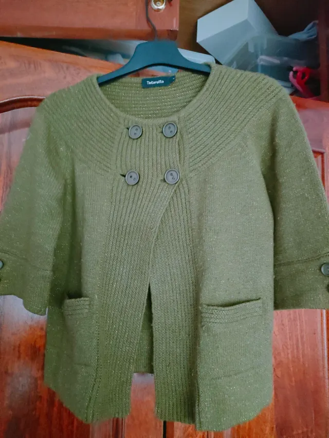 Chaqueta Tintoretto verde y dorada