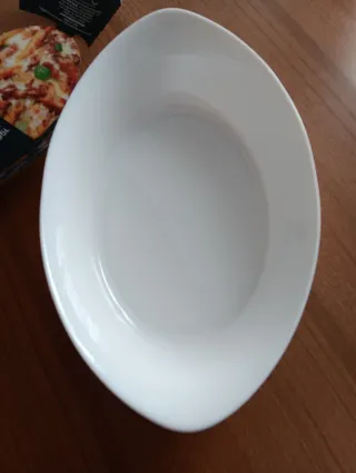 Pirofila ovale in vetro opale