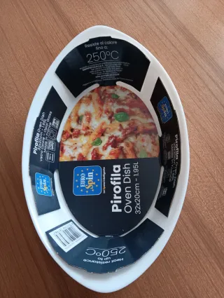 Pirofila ovale in vetro opale