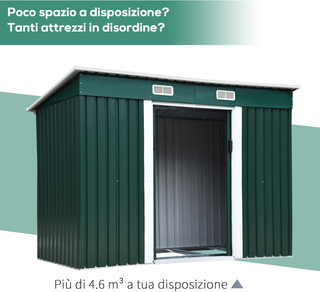 Casetta da Giardino 2.9m² in Lamiera d'Acciaio, Ca