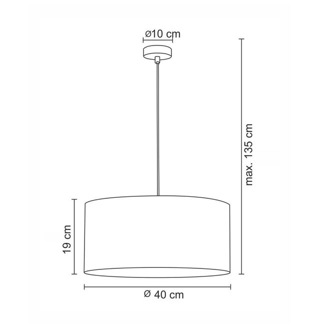 Lámpara de techo colgante de ratán beige y negro
