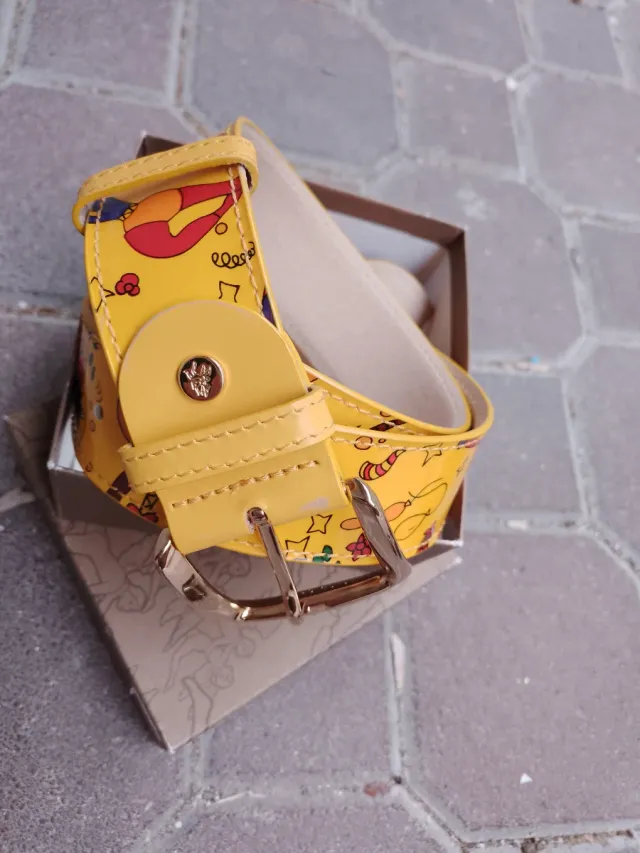 Cintura Piero Guidi Multicolore Giallo