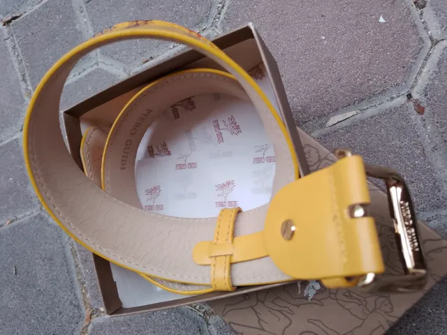 Cintura Piero Guidi Multicolore Giallo