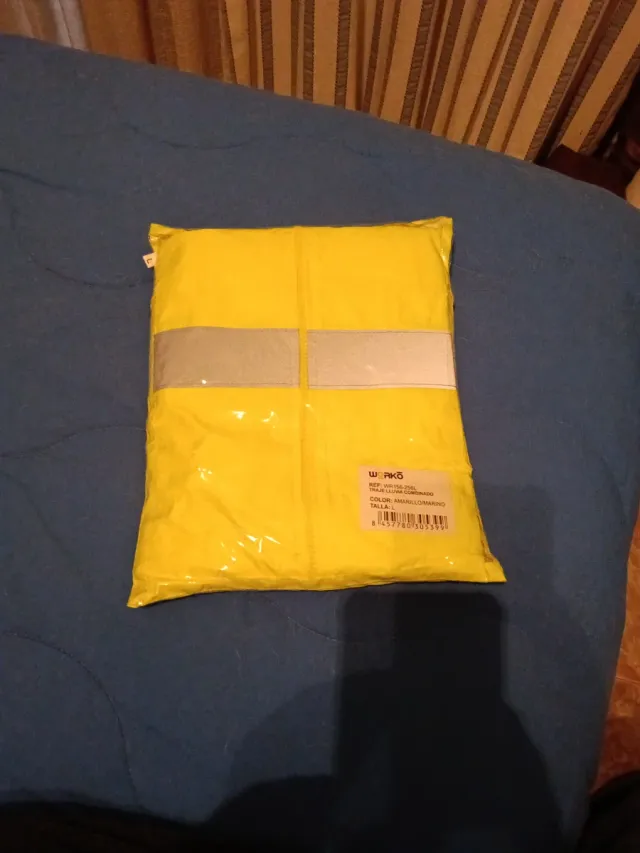 Traje de lluvia WORKS amarillo marino Talla L