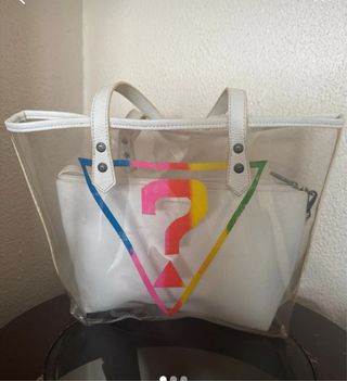Bolso Guess Transparente Multicolor