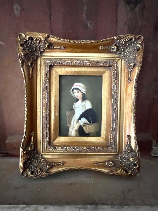 dos oleos sobre tableta inicios SXX