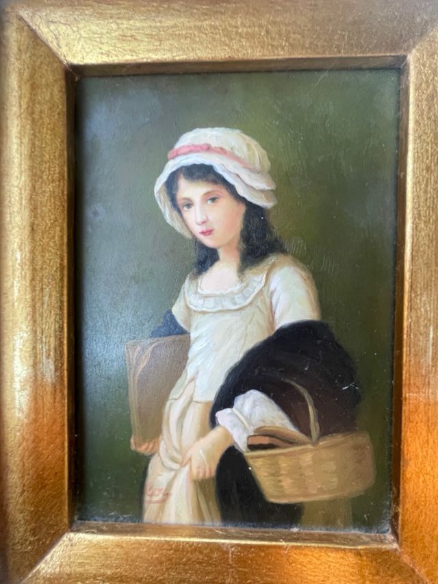 dos oleos sobre tableta inicios SXX