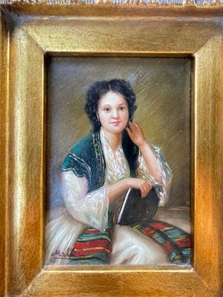 dos oleos sobre tableta inicios SXX