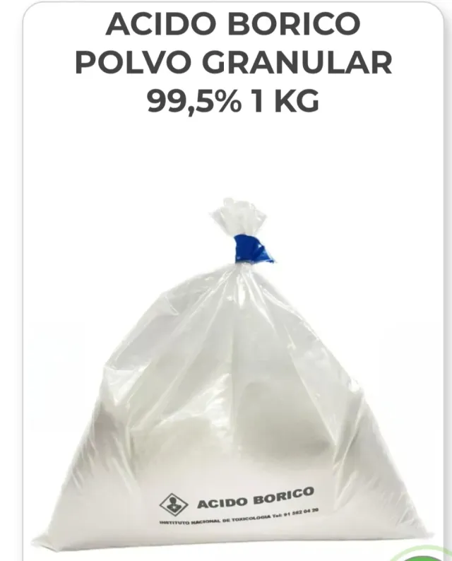 Ácido Bórico Polvo Granulado. 99,5% 1kg