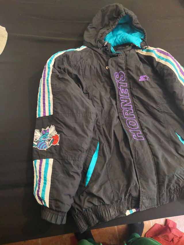 Chaqueta Starter Hornets NBA Vintage