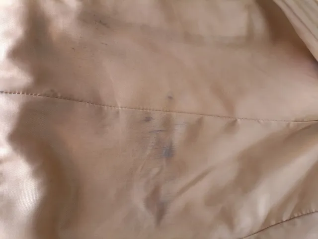 Chaqueta de piel ORPELL beige mujer