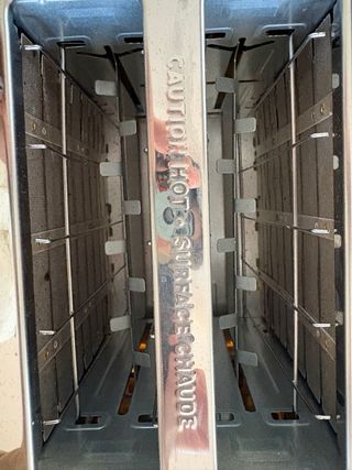 Tostadora Swan Retro Crema Ranura Ancha