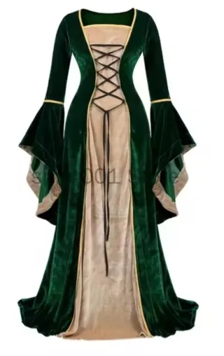Vestido Princesa Medieval. Renacentista. Talla S.