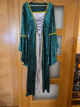 Vestido Princesa Medieval. Renacentista. Talla S.
