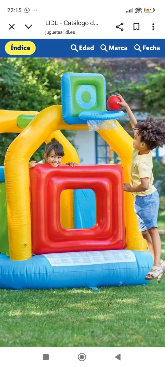 Castillo hinchable Lidl