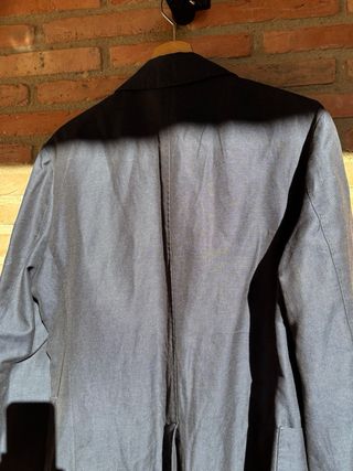 Americana de caballero azul